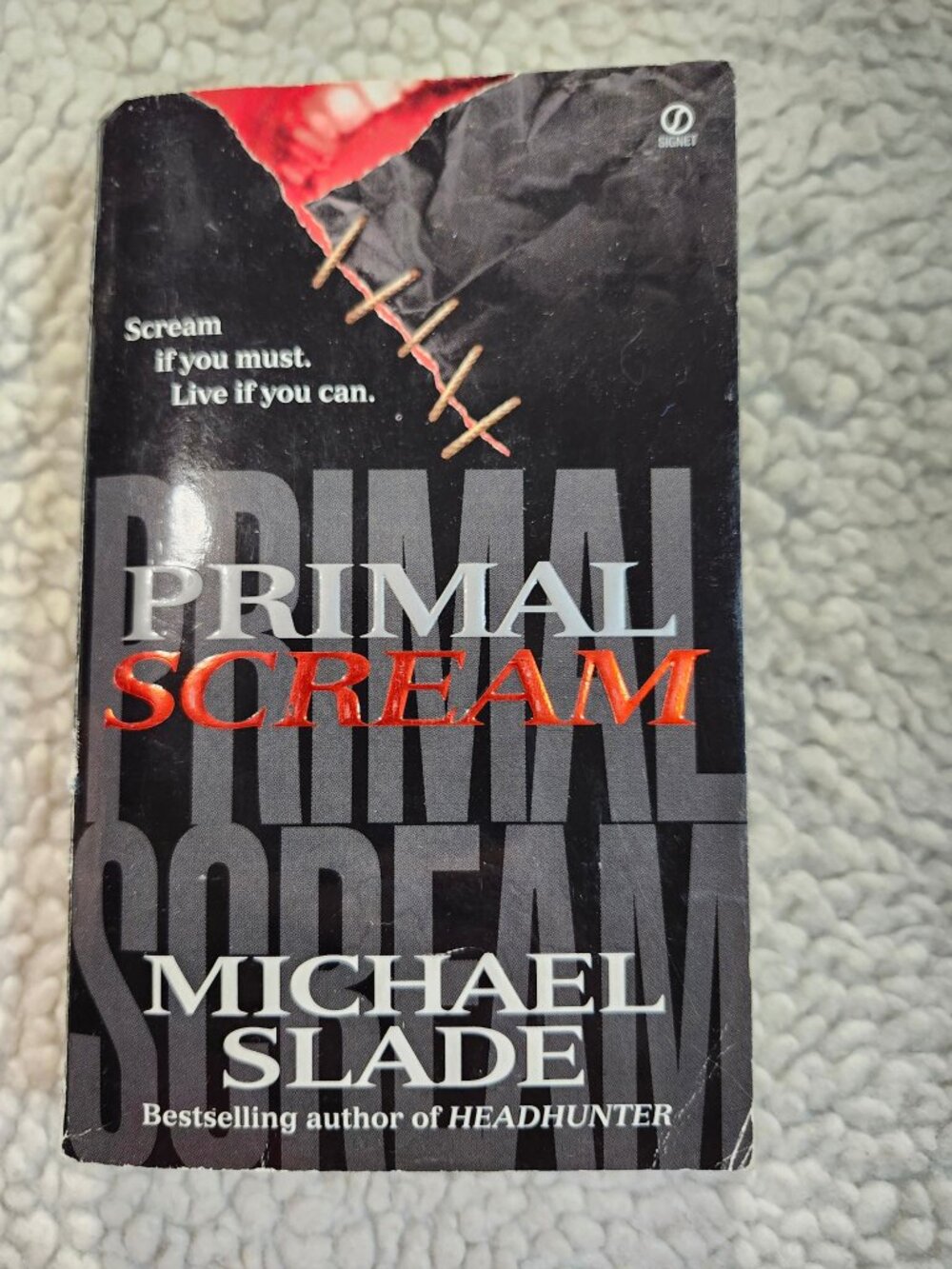 Michael Slade Primal Scream Paperback 1998 Signet Horror Thriller Novel Used